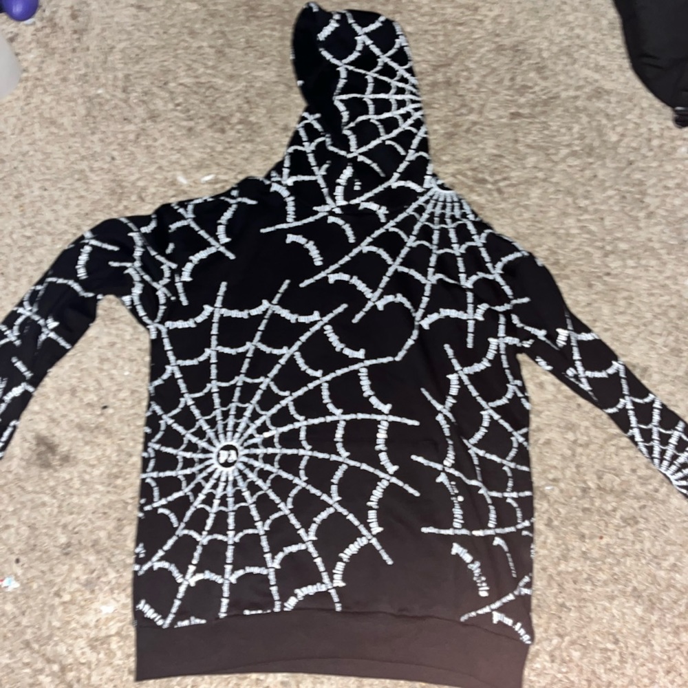 Palm Angels spiderweb hoodie